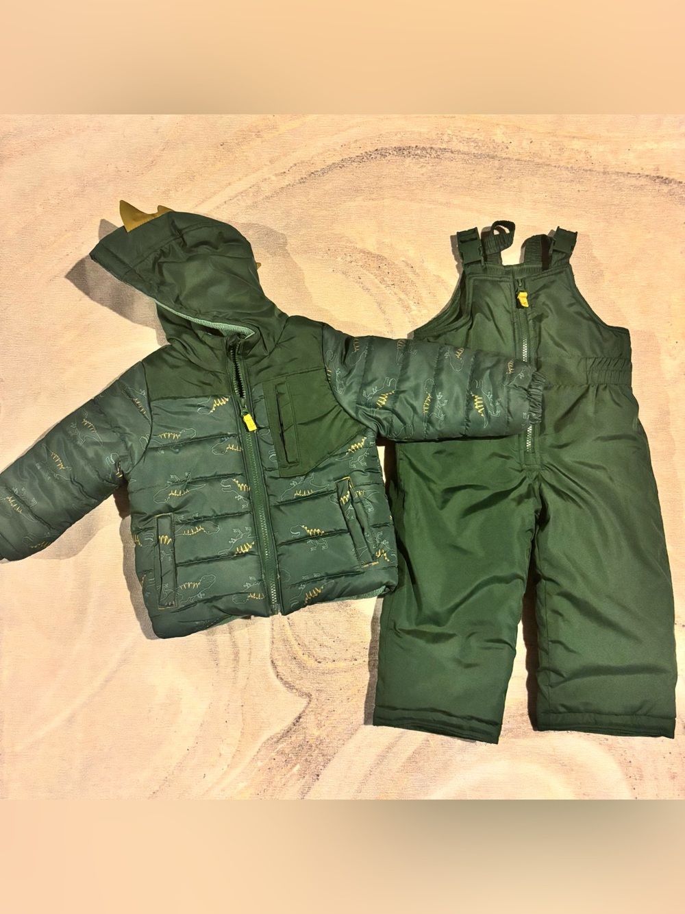 Snowsuit and coat set for kids